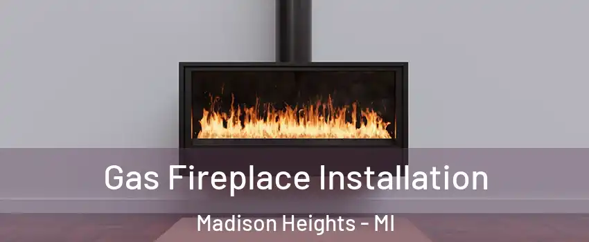  Gas Fireplace Installation Madison Heights - MI