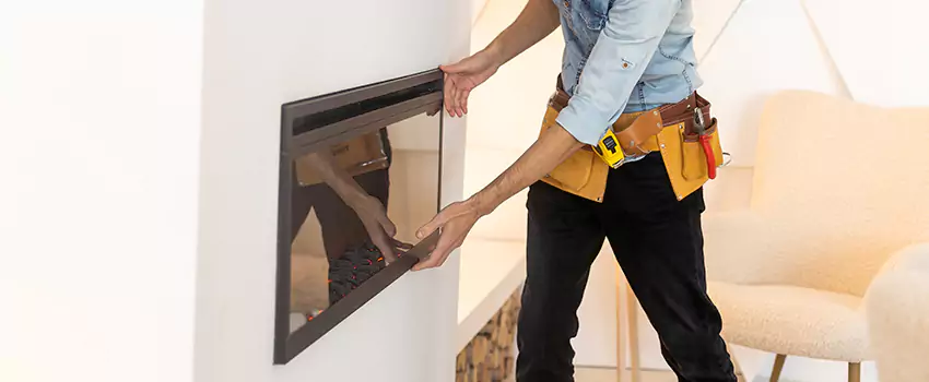 Metal Fireplace Installation in Madison Heights, Michigan