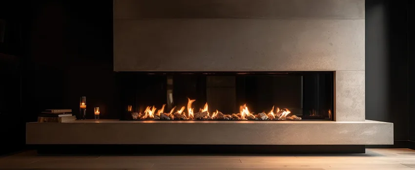 Gas Fireplace Ember Bed Design Services in Madison Heights, Michigan