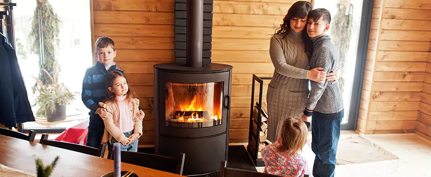 Morso Cast Iron Fireplace Insert Installation in Madison Heights, Michigan