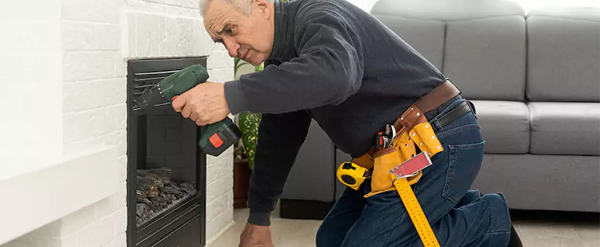 New Indoor Fireplace Installation in Madison Heights, Michigan