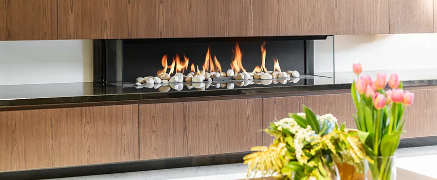 Double-height Fireplace Design Refurbishment in Madison Heights, Michigan