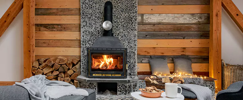 Thelin Hearth Products Direct Vent Gas Stove Fireplace Inspection in Madison Heights, Michigan