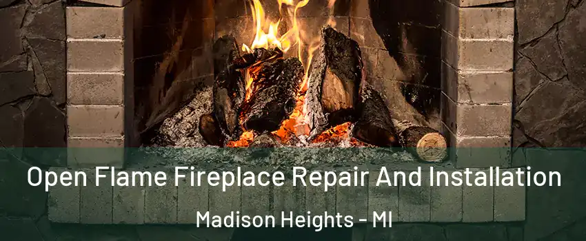  Open Flame Fireplace Repair And Installation Madison Heights - MI